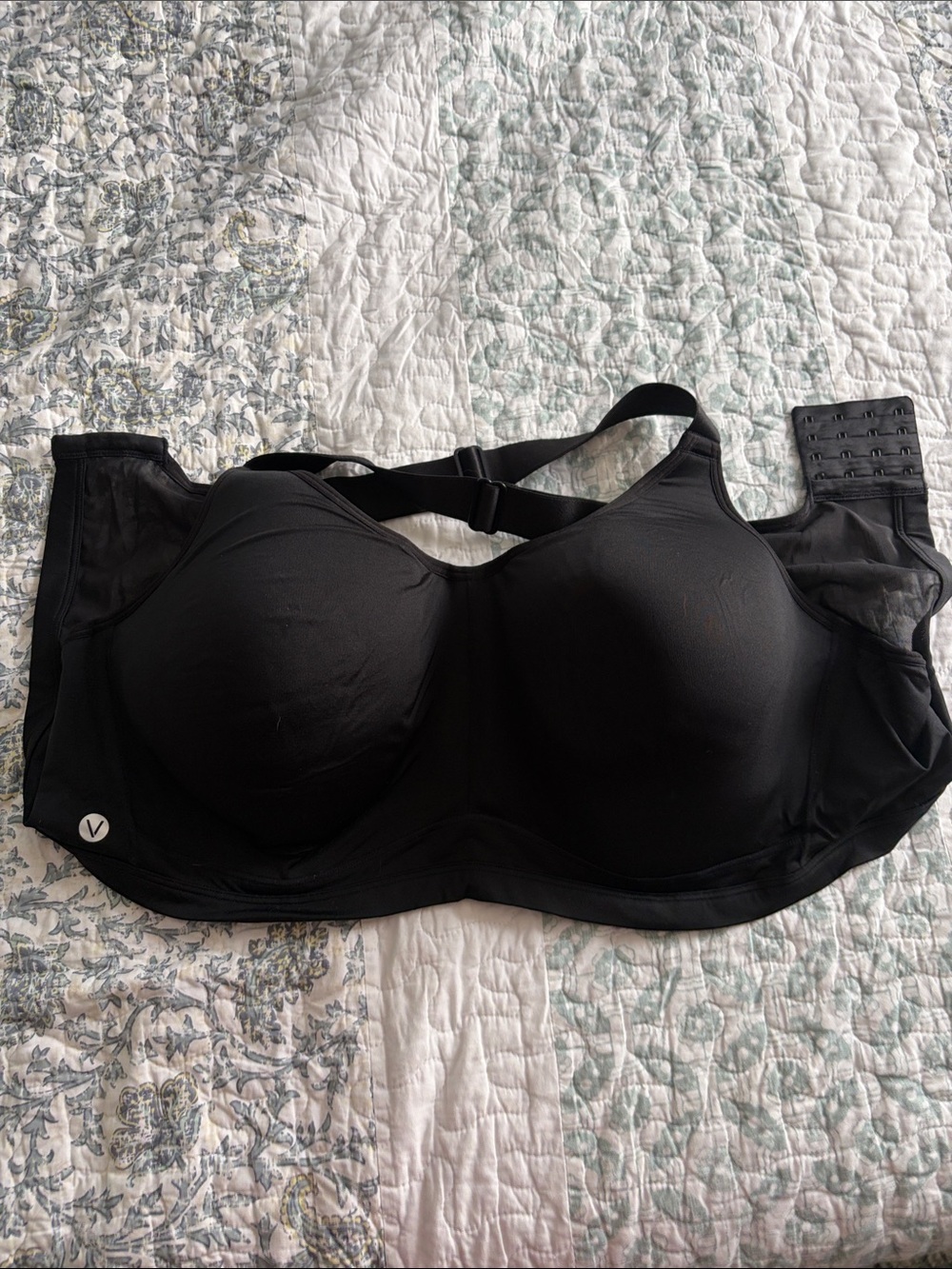 Lane Bryant Black Wireless Molded-Cup Support Bra